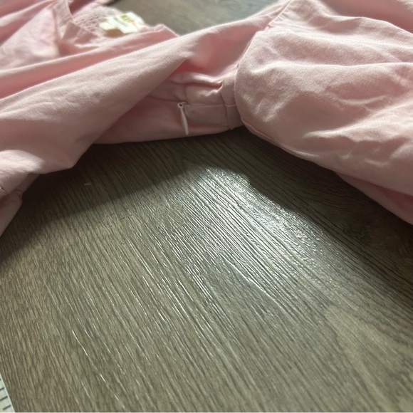 ANTHROPOLOGIE Pink Maeve Puff-Sleeve Smocked Mini Dress - Picture 12 of 17